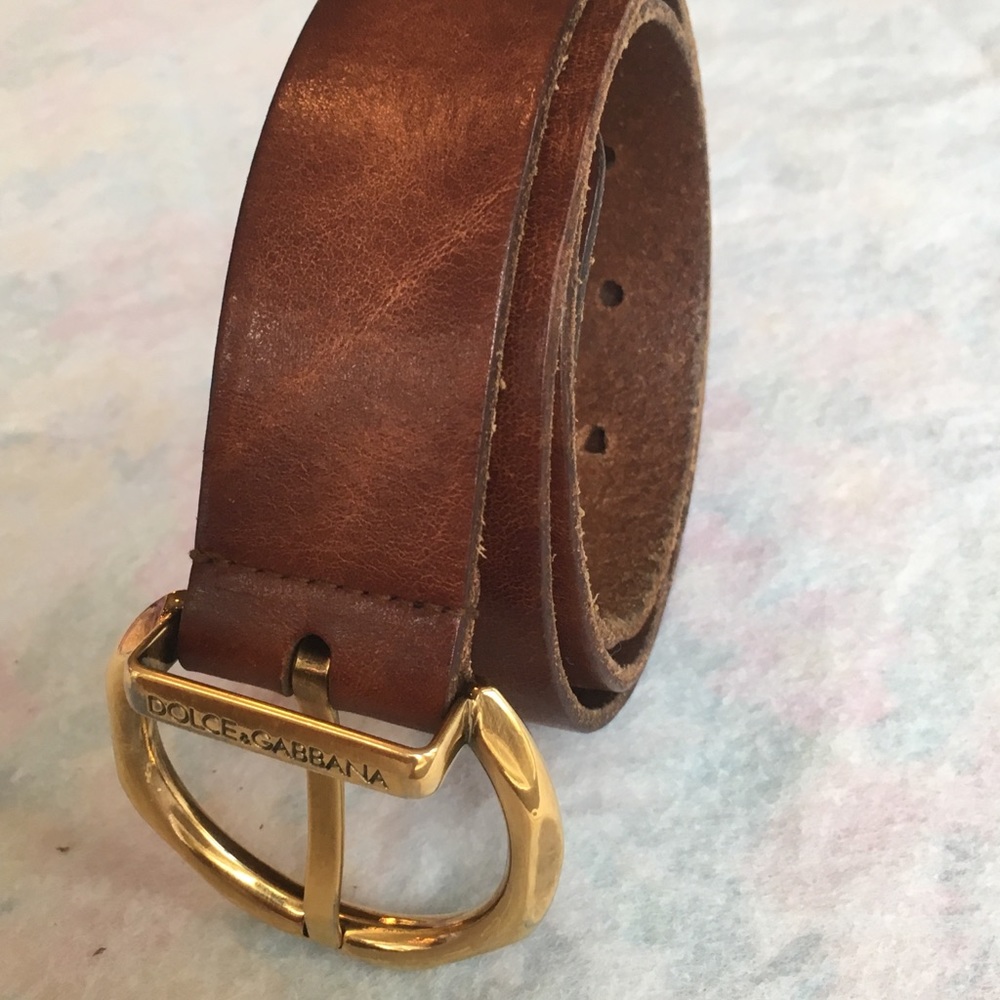 Dolce & Gabbana brown Leather Belt - Picture 3 of 7